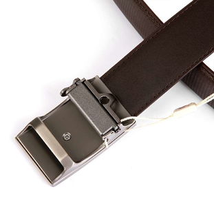 septwolves 七匹狼男士龙元素自动扣牛皮皮带 腰带7a113411000 1啡色