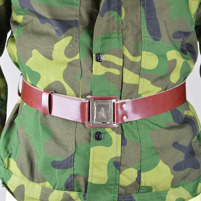 经典老式红色内外腰带cs学生军训内外腰带