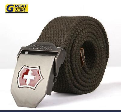 2014春夏新款 编织帆布腰带 男女裤带 休闲帆布皮带